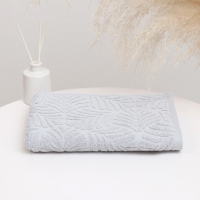 Полотенце махровое &laquo;Пальма&raquo;, цвет серый, 70х130 см, хлопок, 450г/м