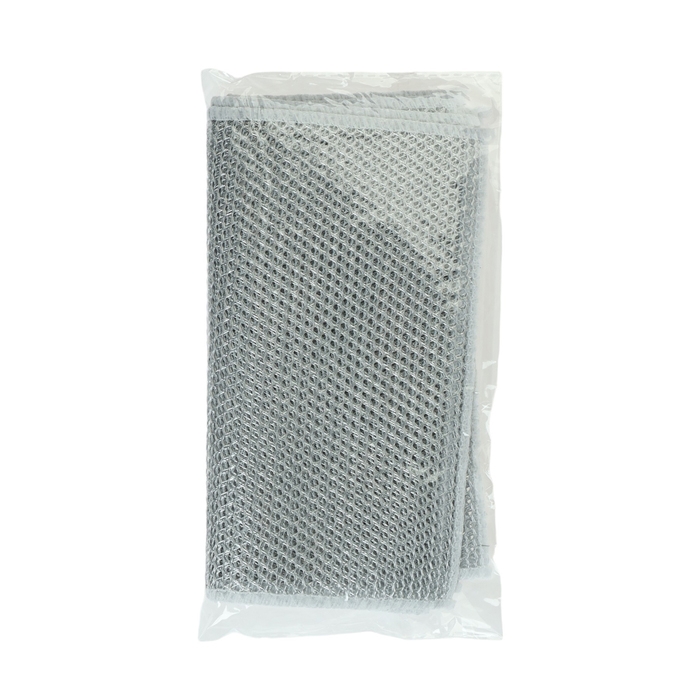 Тряпка для зачистки металла, CARTAGE, металлическая, 2 слоя, 20&times;20 cм, набор 5 шт