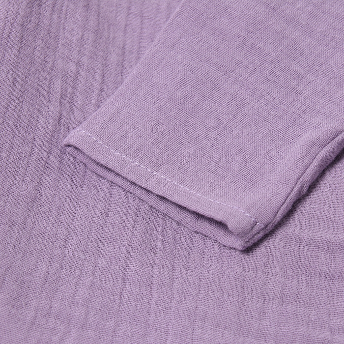 Распашонка детская, цвет сиреневый, рост 56 см