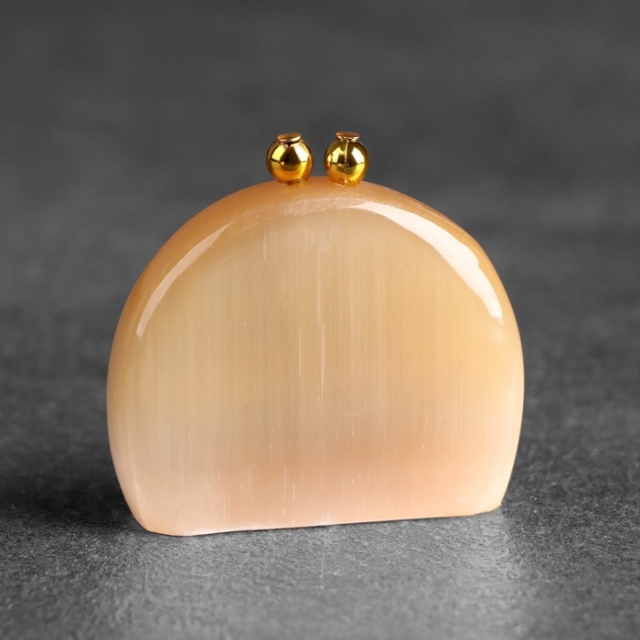 Сувенир &laquo;Кошелек счастья&raquo;, 4 х4,5 см селенит