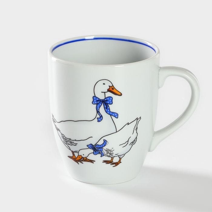 Набор фарфоровый для завтрака &laquo;Гуси&raquo;, 3 предмета