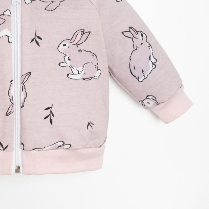 Комплект: толстовка и брюки Крошка Я &laquo;Зайчик&raquo; рост 86-92 см