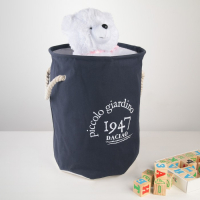 Корзина для белья Доляна &laquo;Пикколо&raquo;, 30&times;30&times;40 см, цвет синий