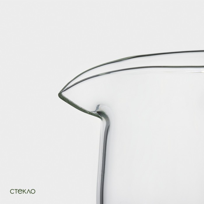 Кувшин для воды стеклянный с бамбуковой крышкой BellaTenero &laquo;Эко&raquo;, 1,3 л, 14&times;9&times;27 см