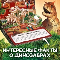 Книжка-панорамка 3D &laquo;Динозавры&raquo;, 12 стр., 1+