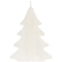 Свеча Kniteam, елка, белая Свеча Kniteam, елка, белая