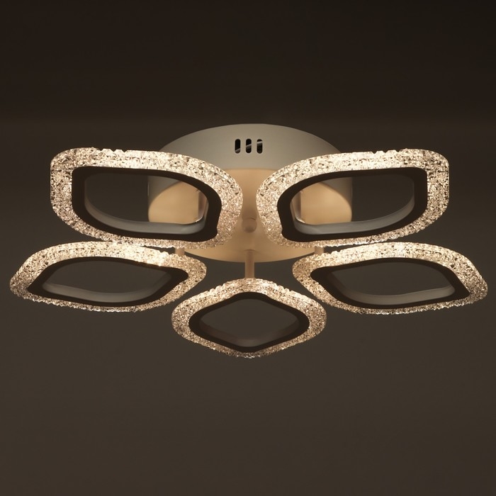 Люстра ГАЛЛОП светодиодная Баббл 70Вт LED 2700-4200К белый 53,5х53,5х9,5см