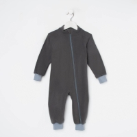 Комбинезон воротник-стойка, цвет серый, рост 86-92 см Комбинезон воротник-стойка, цвет серый, рост 86-92 см