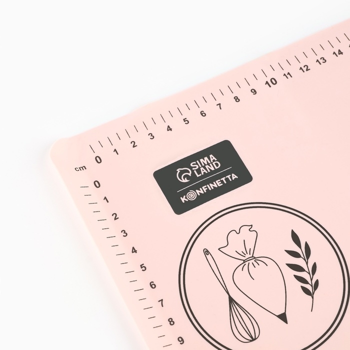 Силиконовой коврик для выпечки «С любовью», 50 х 40 см Силиконовой коврик для выпечки «С любовью», 50 х 40 см