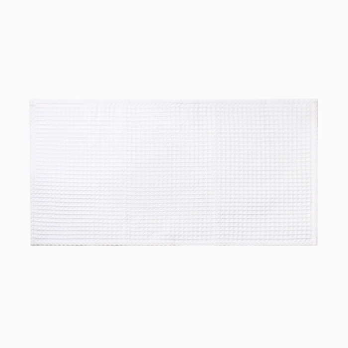 Полотенце вафельное банное Этель "Boho" 45*90 см, цв. белый, 100% хл