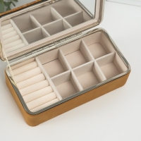 Шкатулка кожзам для украшений "Пробка" 10х18х6 см Шкатулка кожзам для украшений "Пробка" 10х18х6 см