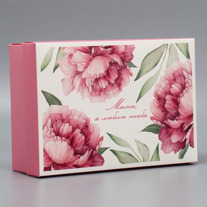 Коробка подарочная складная, упаковка, «Любимой маме», 30 х 20 х 9 см Коробка подарочная складная, упаковка, «Любимой маме», 30 х 20 х 9 см