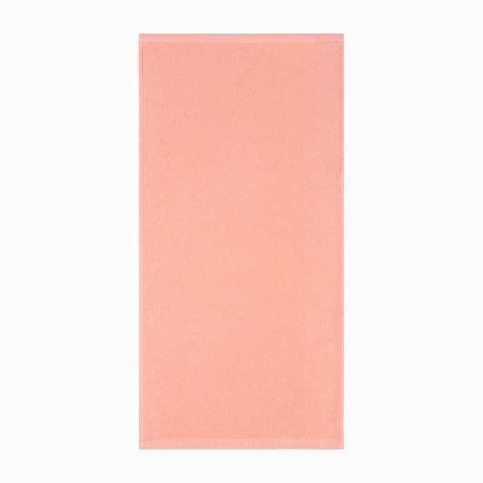 Полотенце махровое &laquo;Экономь и Я&raquo; 30х60 см, цвет персик