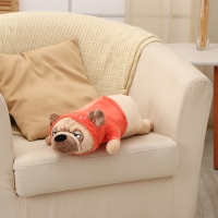 Мягкая игрушка &laquo;Мопс в футболке&raquo;, 50 см, цвет красный