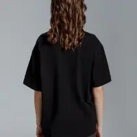 Футболка оверсайз Kangas, черная, M/L