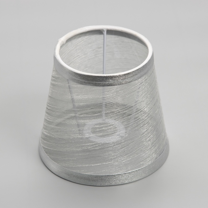 Абажур E14 бежевый 14х14х12,5 см Абажур E14 бежевый 14х14х12,5 см