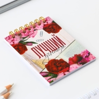 Подарочный набор блокнот &laquo;Учителю: Лучший учитель&raquo;, формат А7, 32 листа, ручка пластик,синяя паста