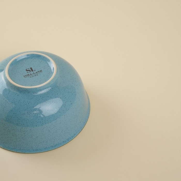 Набор салатников фарфоровых SL Home «Аззура», 750 мл, d=15 см, цвет голубой Набор салатников фарфоровых SL Home «Аззура», 750 мл, d=15 см, цвет голубой