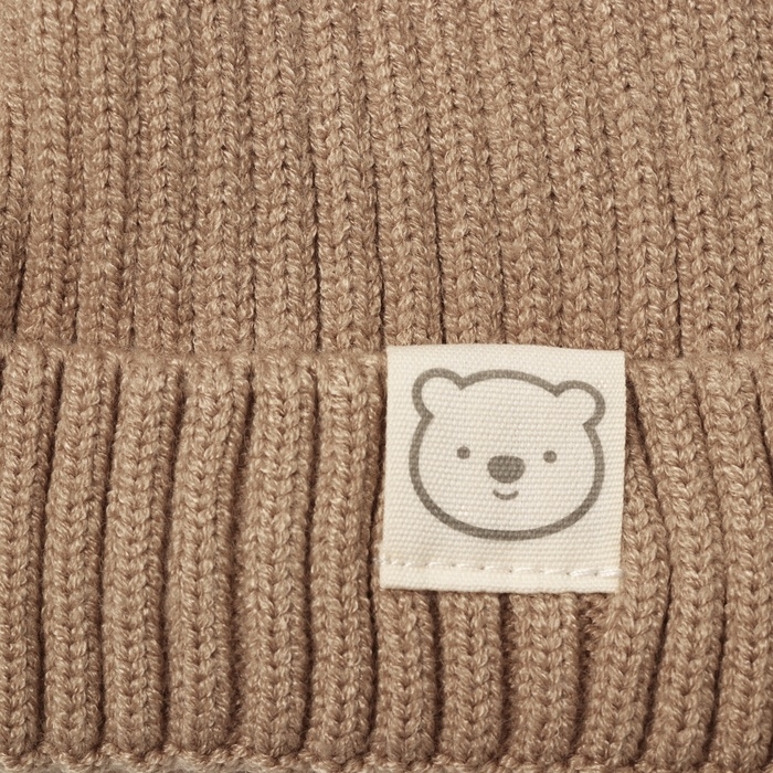 Шапка Крошка Я, р. 46-48см, 1-3 года, бежевый