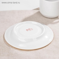 Кофейная пара фарфоровая, 100 мл, блюдце d=11,5 см Кофейная пара фарфоровая, 100 мл, блюдце d=11,5 см