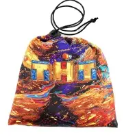 Дождевик-пончо детский AquaStop Kids на заказ, разноцветный,6-8 лет