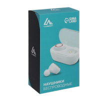 Наушники беспроводные Luazon VBT 1.20, вакуумные, Bluetooth 5.0, 300 мАч бокс, белые Наушники беспроводные Luazon VBT 1.20, вакуумные, Bluetooth 5.0, 300 мАч бокс, белые