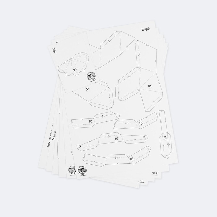 Новогодний набор для создания полигональной фигуры &laquo;Новый год: Снеговик&raquo;