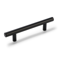 Ручка рейлинг ТУНДРА, облегчённая, d=12 мм, м/о 96/150 мм, внеш ножка, цвет черный Ручка рейлинг ТУНДРА, облегчённая, d=12 мм, м/о 96/150 мм, внеш ножка, цвет черный