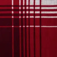 Плед Duotone, красный с белым