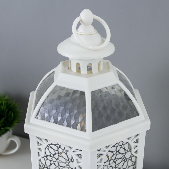 Ночник 48129/1 батарейки 3хААА белый 14х16х32 см RISALUX Ночник 48129/1 батарейки 3хААА белый 14х16х32 см RISALUX