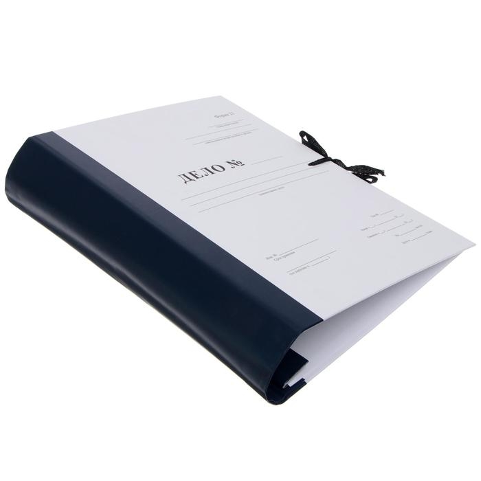 Папка архивная д/переплета А4, на завязках, Calligrata Папка архивная д/переплета А4, на завязках, Calligrata "Форма 21" 100 мм, с гребешками, 4 отв-я