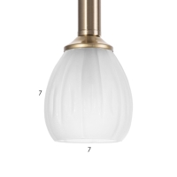 Светильник "Жаклин" 1х3Вт G4 Бронза 20х20х180см Светильник "Жаклин" 1х3Вт G4 Бронза 20х20х180см