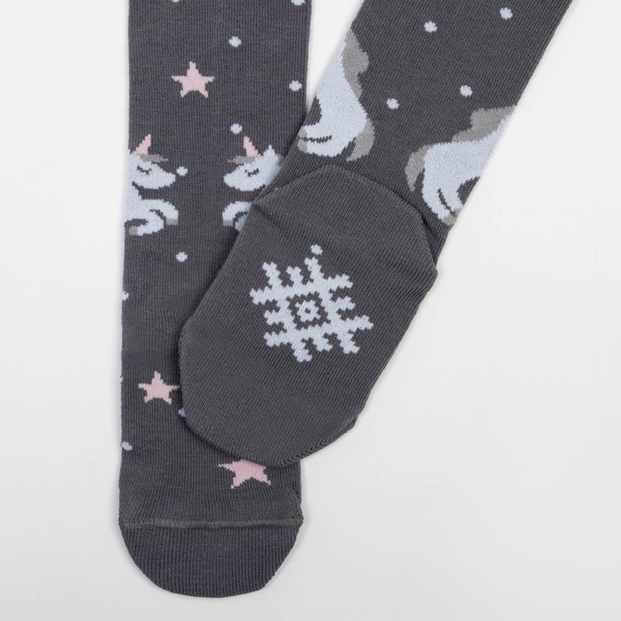 Колготки детские KAFTAN Колготки детские KAFTAN "Единорог" 92-98 см, серый