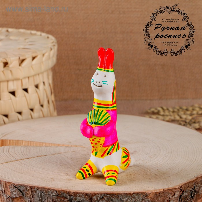 Филимоновская игрушка &laquo;Заяц&raquo;