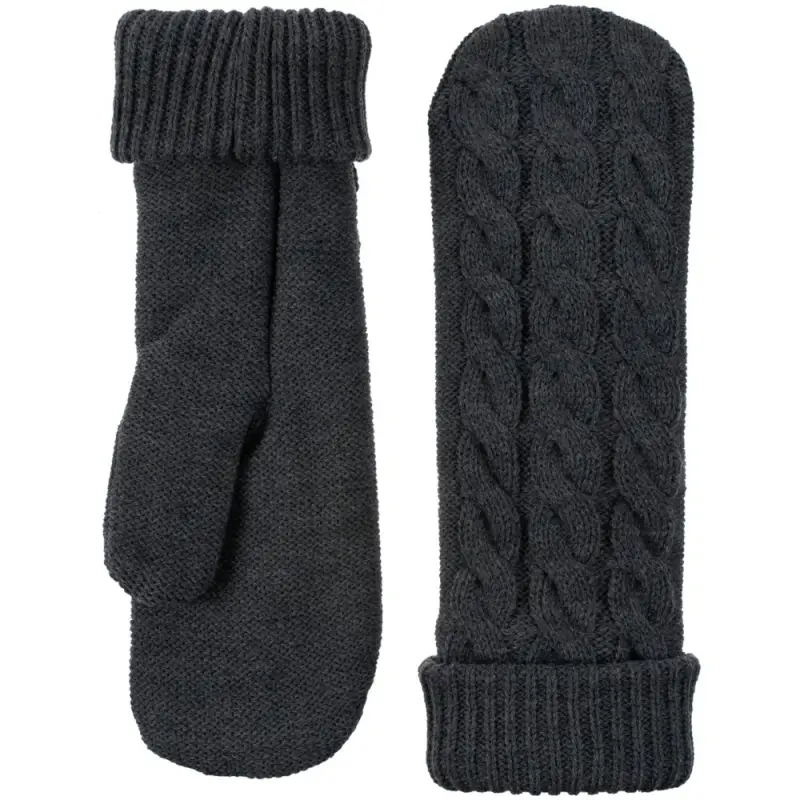 Варежки Heat Trick, темно-серый меланж (асфальт), размер S/M