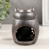 Подсвечник керамика на 1 свечу "Лисёнок" коричневый 7,5х7,5х11 см Подсвечник керамика на 1 свечу "Лисёнок" коричневый 7,5х7,5х11 см