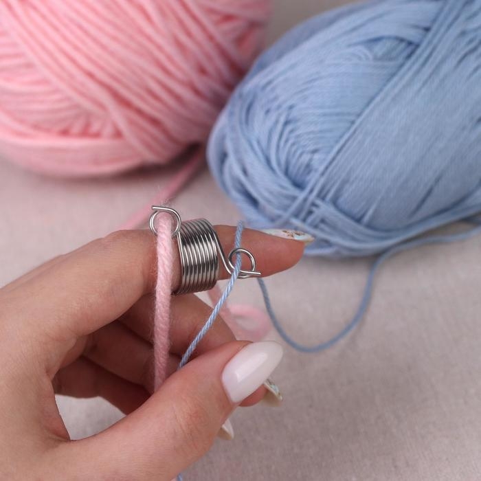 Напёрсток для вязания, d = 19 мм, с двумя направляющими Напёрсток для вязания, d = 19 мм, с двумя направляющими