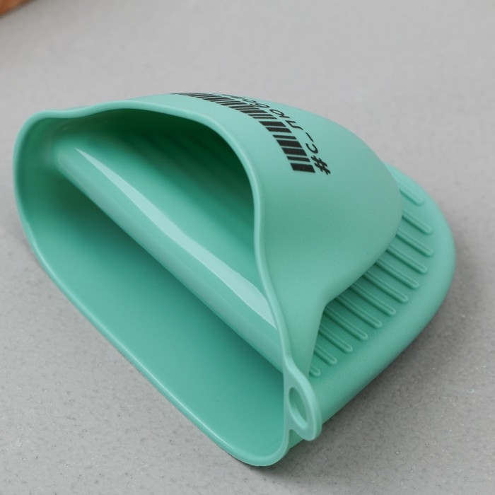 Прихватка для горячего &laquo;Авокадо&raquo;, силикон, 11 х 8.3 см, цвет зеленый