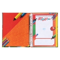 Папка школьная на кольцах «Портфолио школьника», 6 листов-разделителей, 24,5 х 32 см. Папка школьная на кольцах «Портфолио школьника», 6 листов-разделителей, 24,5 х 32 см.