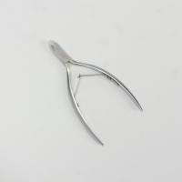 Кусачки маникюрные для кутикулы &laquo;Premium&raquo;, двойная пружина, 11,4 см, длина лезвия - 6 мм, цвет серебристый