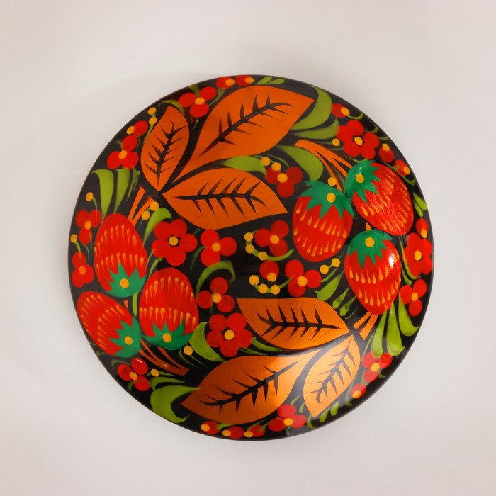 Коробка &laquo;Ягодка&raquo;, большая, 14&times;7 см, хохлома