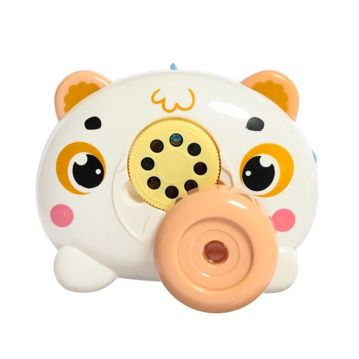 Музыкальный проектор &laquo;Весёлые зверята: Мишутка&raquo;, звук, свет, 3 слайда, 16 картинок, цвет белый