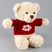 Мягкая игрушка &laquo;Мишка&raquo;, в свитере, 32 см, цвет МИКС