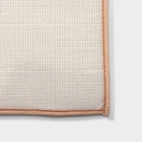 Коврики для ванны и туалета Доляна &laquo;Букли&raquo;, 2 шт, 40&times;50, 50&times;80 см, цвет бежевый