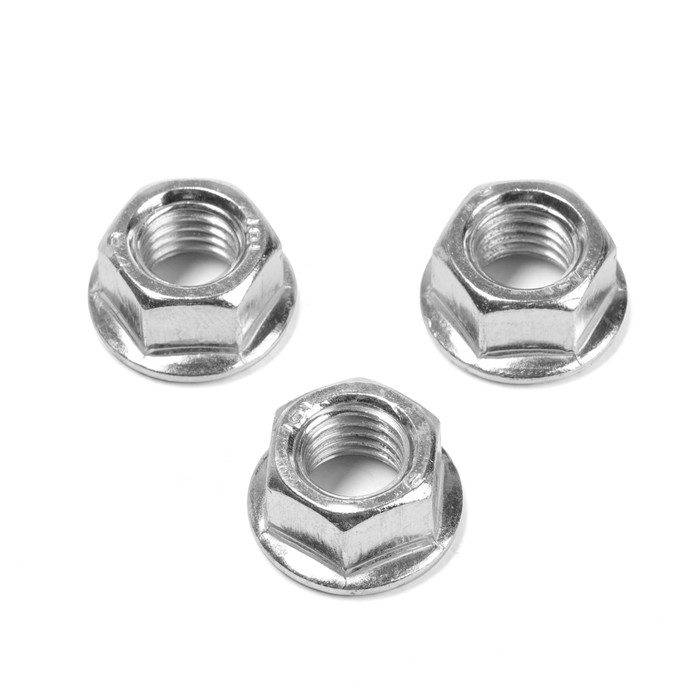 Гайка ТУНДРА, с фланцем, DIN 6923, класс прочности 8, оцинкованная, М12, 1 кг Гайка ТУНДРА, с фланцем, DIN 6923, класс прочности 8, оцинкованная, М12, 1 кг