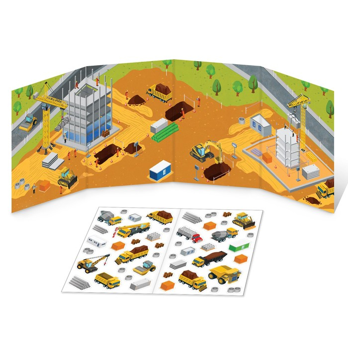 Наклейки многоразовые набор &laquo;Для мальчиков&raquo;, 4 шт.