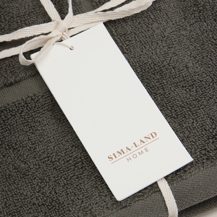 Коврик махровый SL HOME: Basic Коврик махровый SL HOME: Basic "Олива" 50х70 см, 100% хлопок, 730 г/м2