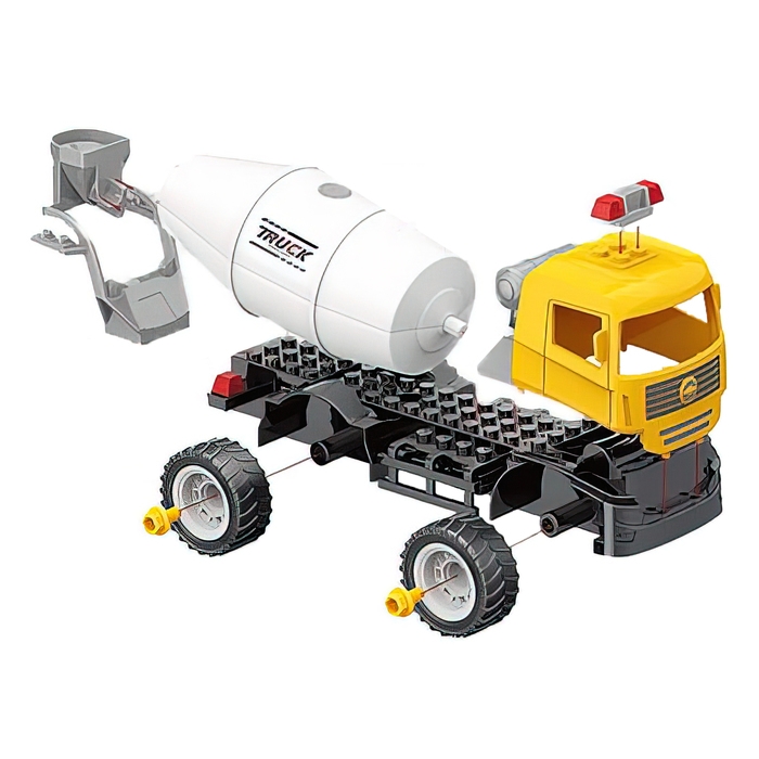 Конструктор винтовой &laquo;Бетономешалка&raquo;, 67 деталей