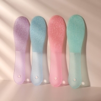 Пилка для ног, пластиковая, двухсторонняя, 23,8 см, цвет МИКС Пилка для ног, пластиковая, двухсторонняя, 23,8 см, цвет МИКС