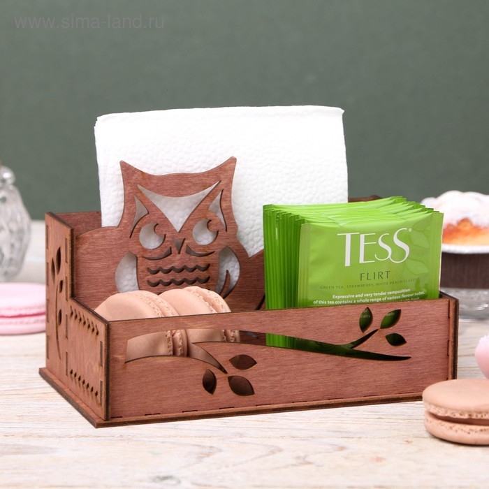 Органайзер для хранения кухонных мелочей «Сова», 16,2х9,5х10 см Органайзер для хранения кухонных мелочей «Сова», 16,2х9,5х10 см